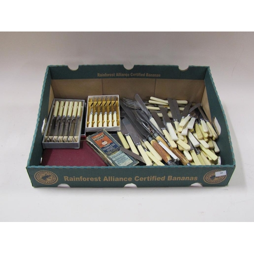 1733 - BOX OF MIXED CUTLERY