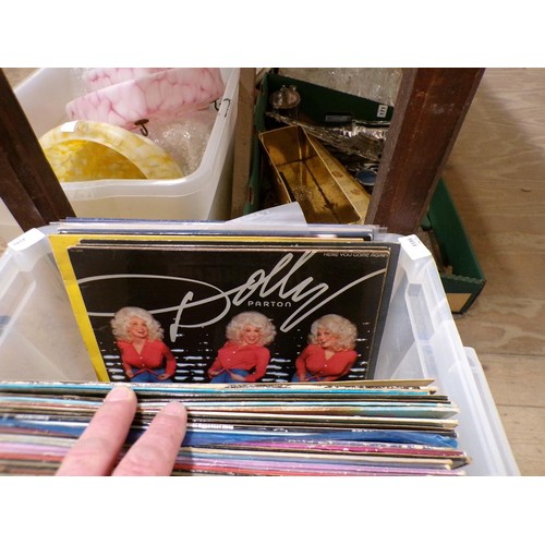 172 - TWO CRATES OF RECORDS