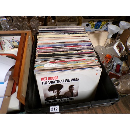 212 - BOX OF MIXED RECORDS