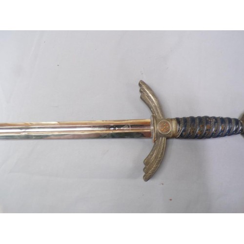 1415 - WW2 NAZI DRESS SWORD AND SCABBARD