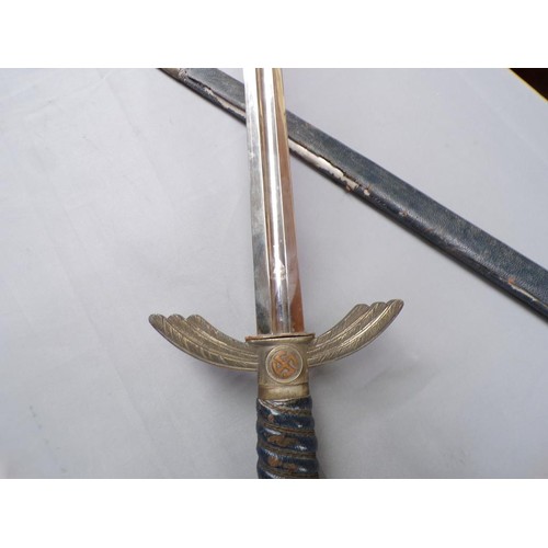 1415 - WW2 NAZI DRESS SWORD AND SCABBARD