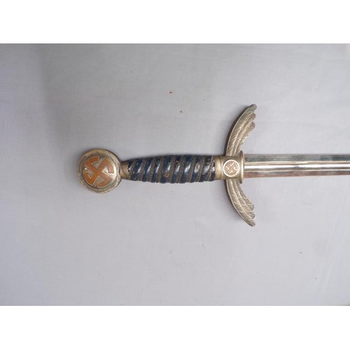 1415 - WW2 NAZI DRESS SWORD AND SCABBARD