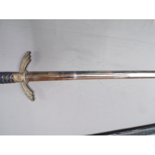 1415 - WW2 NAZI DRESS SWORD AND SCABBARD