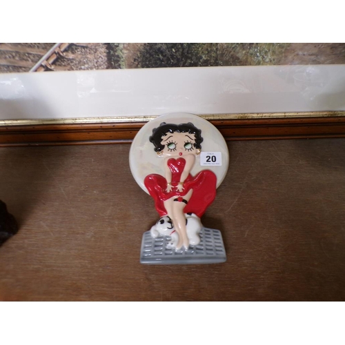 20 - LIMITED EDITION WADE BETTY BOOP PLAQUE