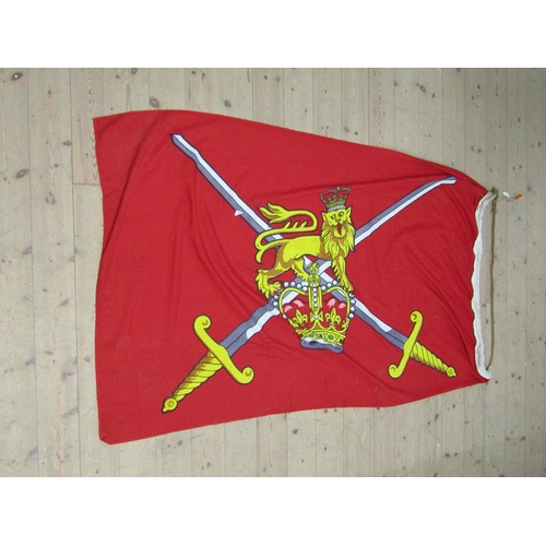 1301 - BRITISH ARMY FLAG, 200CM L
