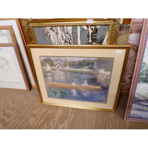 164 - QTY OF FRAMED PICTURES AND PRINTS TO INCL OILS