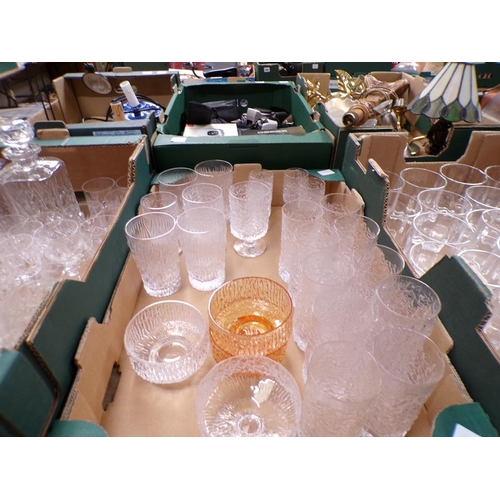 229 - BOX OF WHITEFRIARS GLASSWARE