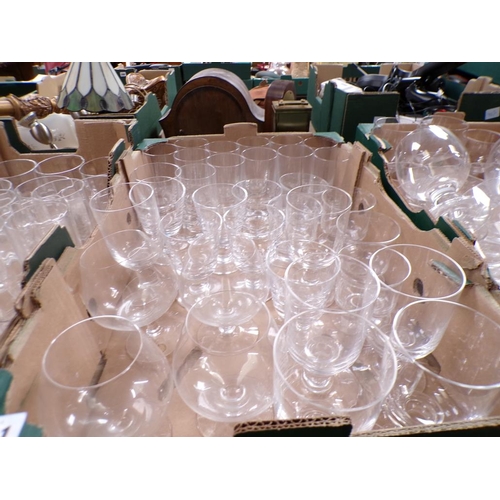 231 - BOX OF DARTINGTON CRYSTAL GLASSES