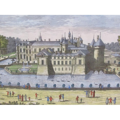 1216 - SERIES OF SEVEN LATE 18C/EARLY 19C VIEWS OF PRINCIPLE BUILDINGS IN AND AROUND PARIS AND FRANCE, EACH... 