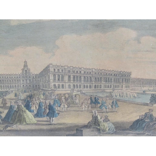 1216 - SERIES OF SEVEN LATE 18C/EARLY 19C VIEWS OF PRINCIPLE BUILDINGS IN AND AROUND PARIS AND FRANCE, EACH... 