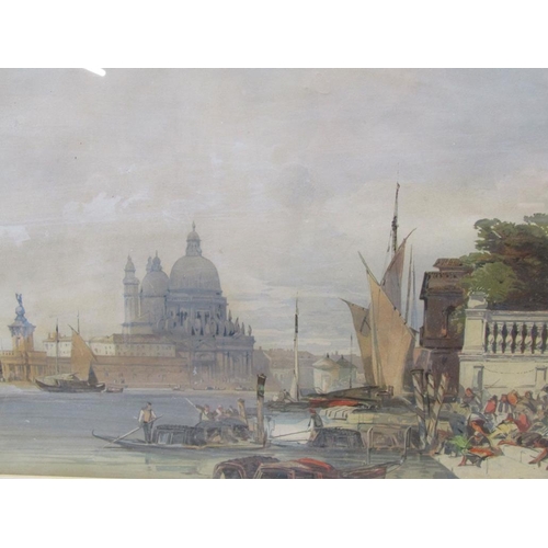 1258 - AFTER WILLIAM WYLD - CHROMO LITHOGRAPH, VENICE, F/G, 30CM X 47CM