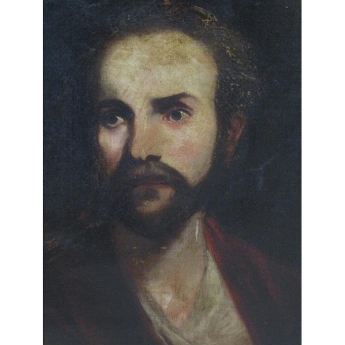 1268A - UNSIGNED 19C - PORTRAIT OF A GENTLEMAN, OIL ON CANVAS, FRAMED, 80CM X 64CM