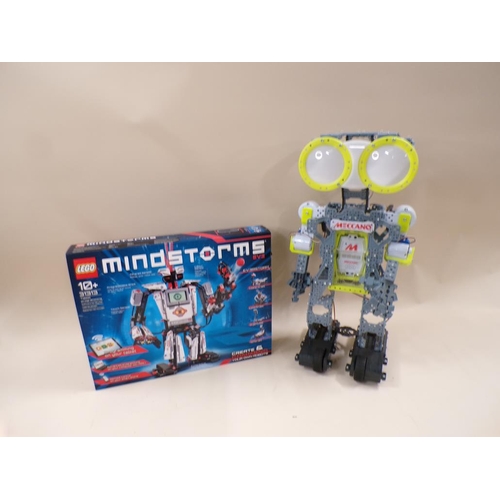 1324 - CONSTRUCTED MECCANO ID G15 PERSONAL ROBOT; LEGO MINDSTORMS COMMAND ROBOT