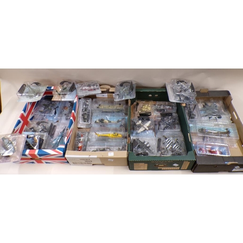 1332A - COLLECTION OF AMER.COM MODEL AIRCRAFT AND HELICOPTERS