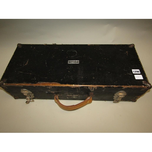 1296 - BOOSEY & HAWKES SAXOPHONE IN CASE, CASE 62CM W