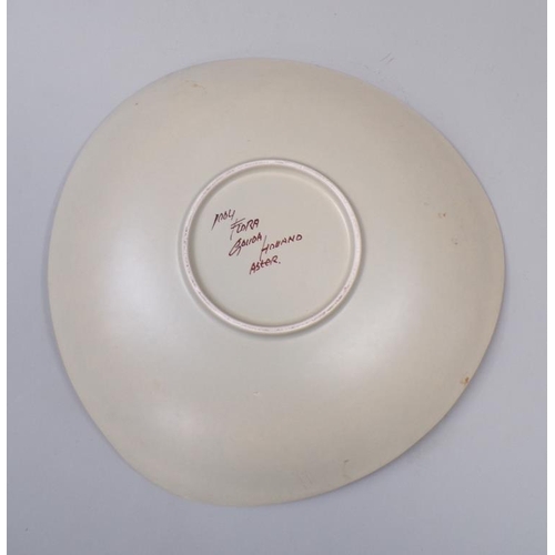 1764 - DUTCH GOUDA TRIFOIL DISH, 32CM W