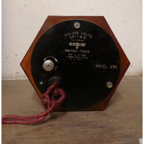 55 - BAKELITE GOBLIN ELECTIC CLOCK