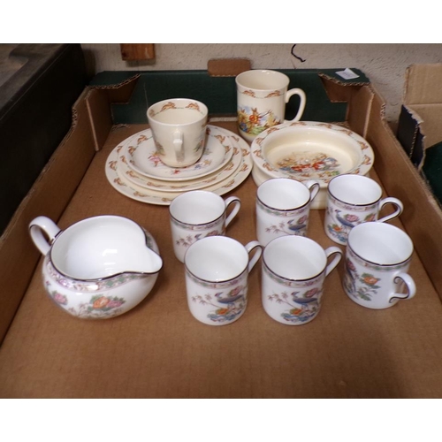 58 - COLLECTION OF CHINA TO INCL WEDGWOOD, KUTANI CRANE AND BUNNYKINS