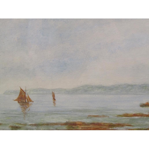 1240 - A H AYLING - PAIR, SUMMER TIME COASTAL SUBJECTS, EACH F/G, 14CM X 35CM