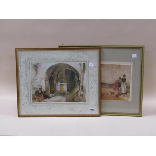 1262 - TWO RUSSELL FLINT PRINTS - LADIES, EACH APPROX 36CM X 46CM