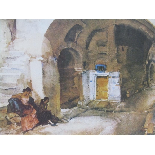 1262 - TWO RUSSELL FLINT PRINTS - LADIES, EACH APPROX 36CM X 46CM