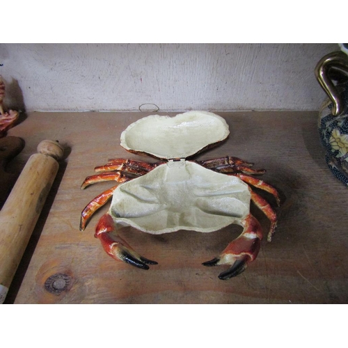 69 - CAST IRON CRAB BOX