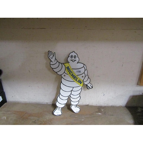 116 - CAST MICHELIN WALL PLAQUE