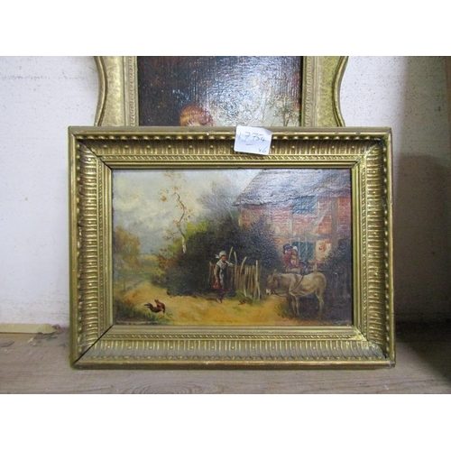 167 - COLLECTION OF FRAMED OILS ETC.