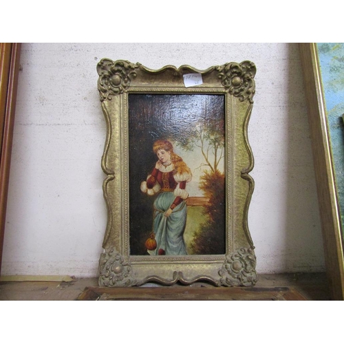 167 - COLLECTION OF FRAMED OILS ETC.