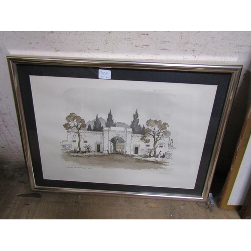 184 - SERIES OF FRAMED SIGNED PRINTS