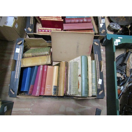 228 - TWO BOXES OF BOOKS, VINTAGE AND ANTIQUE