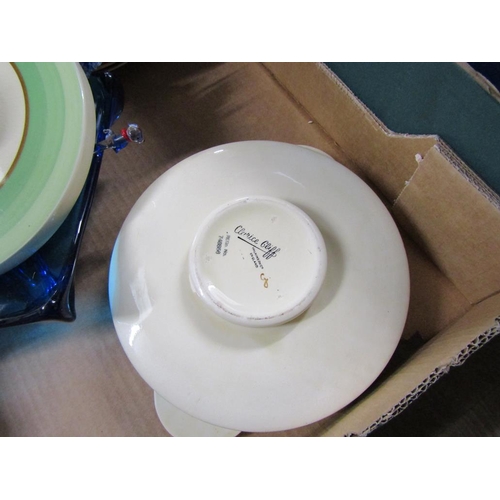 336 - COLLECTORS PLATES, ART DECO TUREEN PLUS ART GLASS