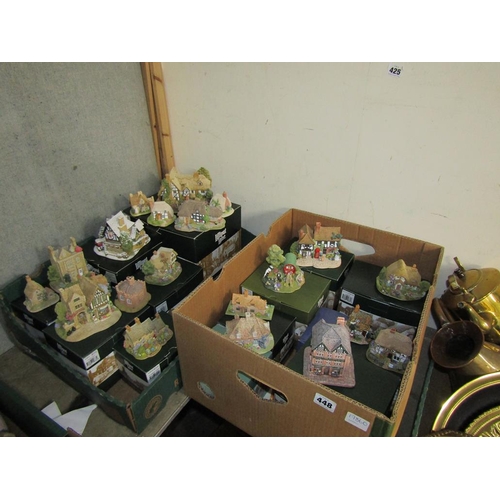 448 - TWO BOXES OF LILLIPUT LANE COTTAGES