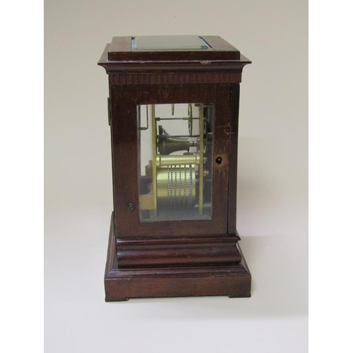 12 - A mid 19c English four glass clock by G & M Simons, 49, King Square, London.  The single fusee movem... 