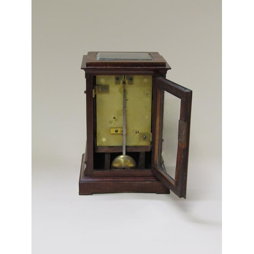 12 - A mid 19c English four glass clock by G & M Simons, 49, King Square, London.  The single fusee movem... 