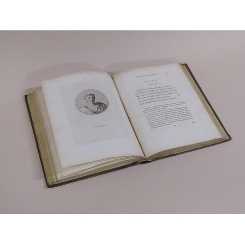 4 - A book - Roman Portraits, a poem, in Heroick Verse, by Robert Jephson, printed in London by Henry Ba... 