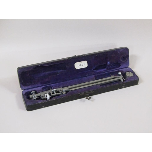 34 - A late 19c/early 20c planimeter, made and adjusted by Elliot Bros, London, 24cm l, in original box. ... 