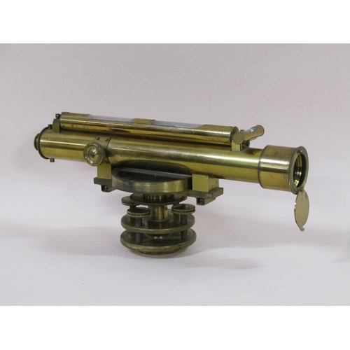 37 - A 19c brass Theodolite by Troughton & Simms of London, in fitted box.