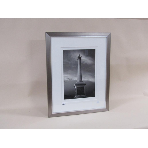 1031 - H BRIOCHE LIMITED EDITION PHOTOGRAPHIC PRINT, NELSONS COLUMN WITH STAMP.  F/G 50 x 35 cms