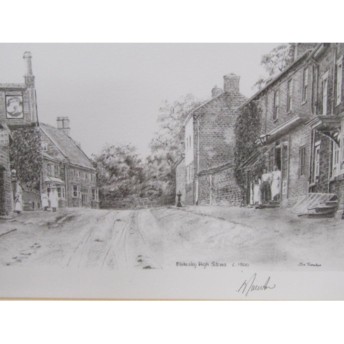 1083 - BILL TWERNLOW - SERIES OF FOUR B&W PRINTS, VARIOUS SUBJECTS RELATED TO THE COUNTRYSIDE AND VILLAGES,... 