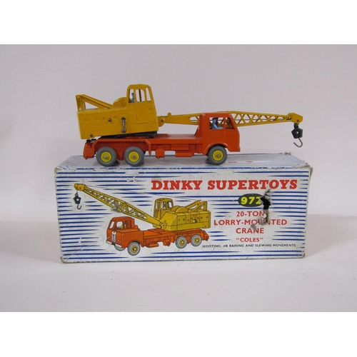 1353 - DINKY SUPERTOYS 972 20 TONNE LORRY MOUNTED CRANE