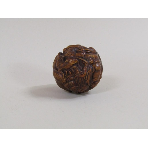 1335 - CARVED ORIENTAL BALL