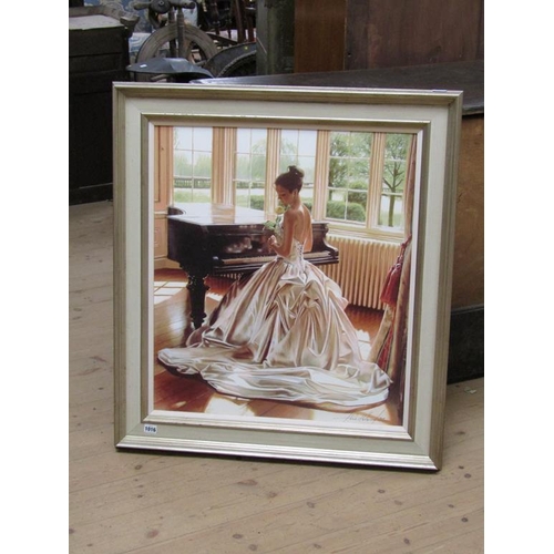 1016 - ROB HEFFERAN - ROMANTIC MELODY, ARTISTS PROOF OELOGRAPH 2/10, FRAMED WITH ACCOMPANYING DEMONTFORT CE... 