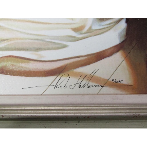 1016 - ROB HEFFERAN - ROMANTIC MELODY, ARTISTS PROOF OELOGRAPH 2/10, FRAMED WITH ACCOMPANYING DEMONTFORT CE... 