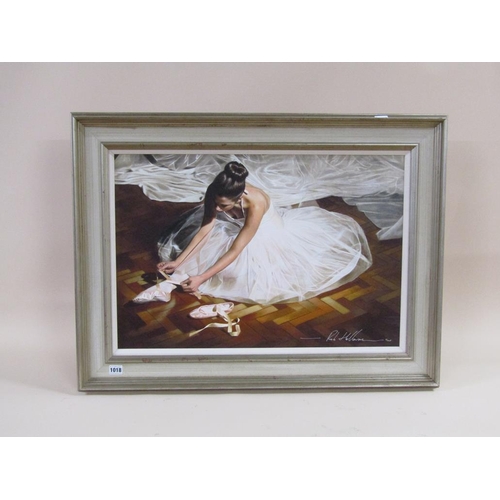 1018 - ROB HEFFERAN - GRACEFUL REPOSE, ARTIST PROOF 2/10 OELOGRAPH, FRAMED WITH ACCOMPANYING DEMONTFORT CER... 