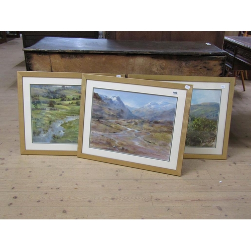 1056 - LANCE O'GORMAN - SERIES OF THREE OILS, SCOTTISH LANDSCAPES, RIVERSCAPE & COTTAGES IN YORKSHIRE, SIGN... 