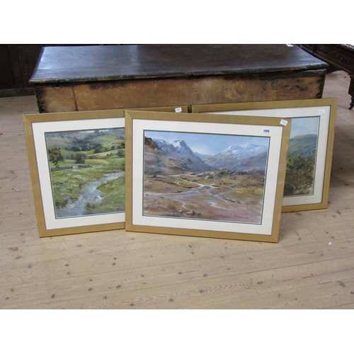 1056 - LANCE O'GORMAN - SERIES OF THREE OILS, SCOTTISH LANDSCAPES, RIVERSCAPE & COTTAGES IN YORKSHIRE, SIGN... 