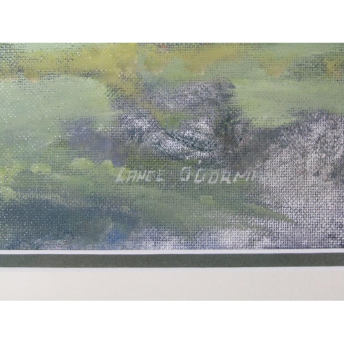 1056 - LANCE O'GORMAN - SERIES OF THREE OILS, SCOTTISH LANDSCAPES, RIVERSCAPE & COTTAGES IN YORKSHIRE, SIGN... 