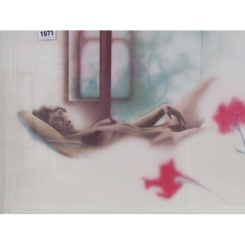 1071 - THREE F/G COLOURED PRINT - NAKED LADIES, 54CM X 82CM