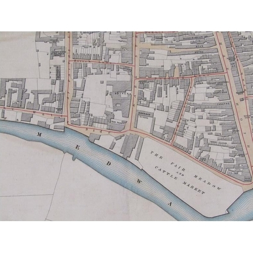 41 - A map of the town of Maidstone, Kent, 1848.  Thomas Hawksley was involved in water schemes of the Ri... 